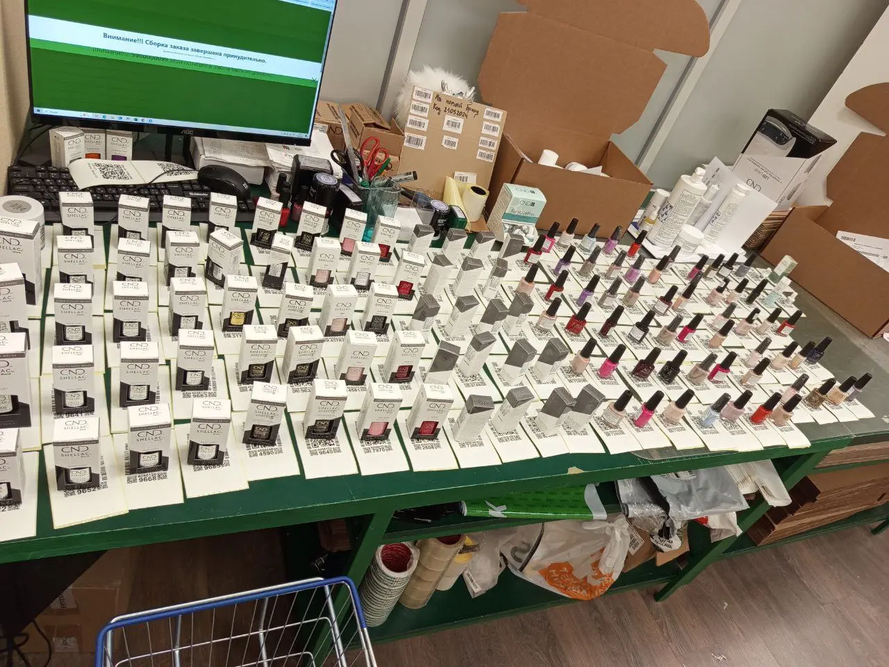 Работа с женскими лаками и отправка по СДЭК